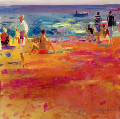 Scene de Plage af Peter Graham (Contemporary)