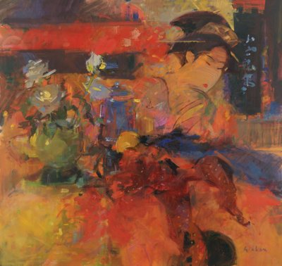 Sommer roser af Peter Graham (Contemporary)