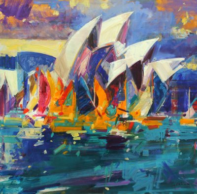 Sydney Flying Colours, 2012 af Peter Graham (Contemporary)