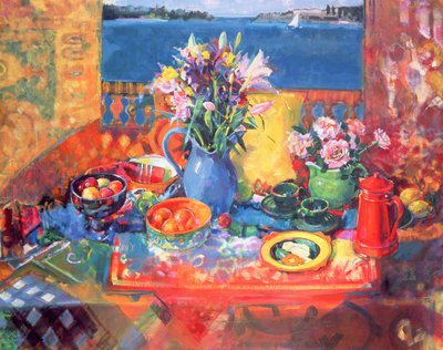 Balkonbordet af Peter Graham (Contemporary)