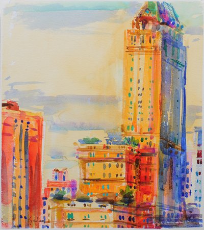 The Pierre, New York af Peter Graham (Contemporary)