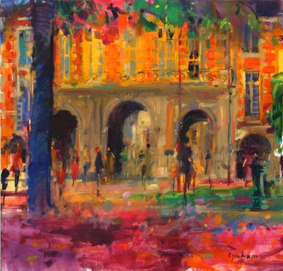 Den kongelige pavillon, Place des Vosges af Peter Graham (Contemporary)