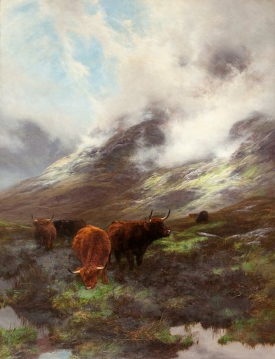 The Head of the Glen, 1894 af Peter Graham