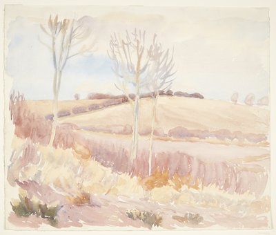 Fynsk landskab. Forår af Peter Hansen