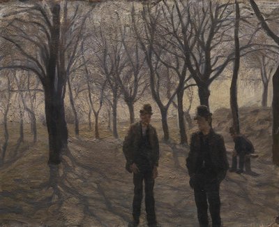 Christianshavns Volde. Forår af Peter Hansen