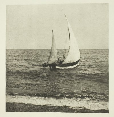 En Suffolk Shrimper "Going Off" af Peter Henry Emerson