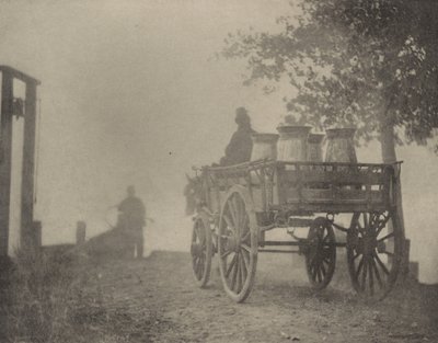 Ved færgen – en tåget morgen af Peter Henry Emerson