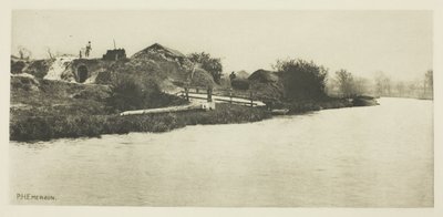 Brickfield ved floden Bure (Norfolk) af Peter Henry Emerson