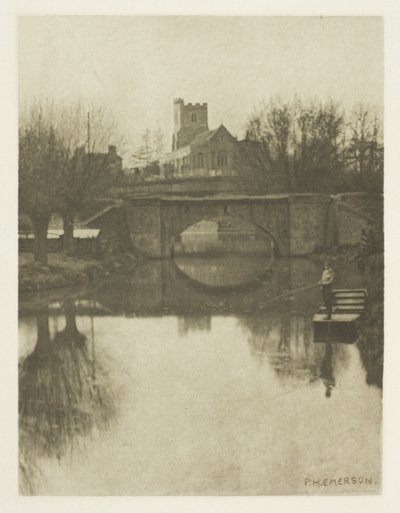 Broxbourne Kirke af Peter Henry Emerson