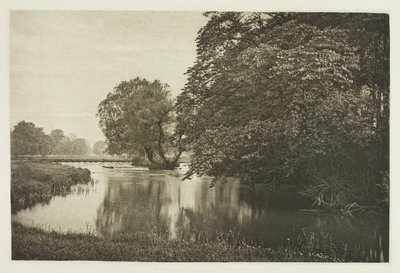 Crow-Island Stream, floden Wye af Peter Henry Emerson