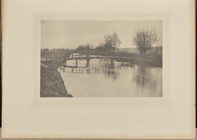 Gangbro i nærheden af Cheshunt af Peter Henry Emerson