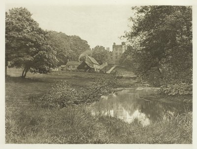 Haddon Hall og Homestead, fra floden af Peter Henry Emerson
