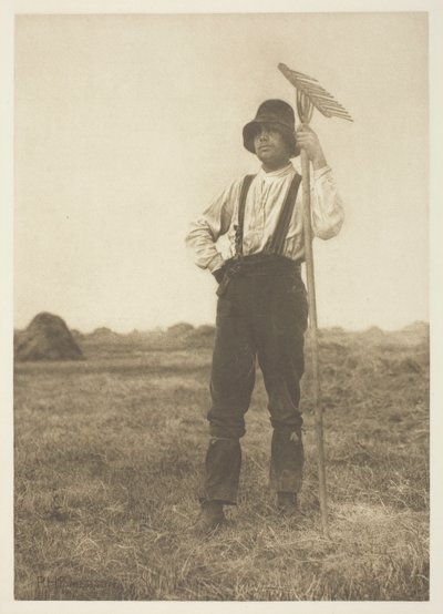 Hømager med rake (Norfolk) af Peter Henry Emerson