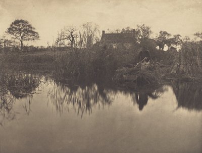 At stage en båd på Gladdon af Peter Henry Emerson