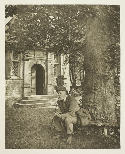 Walton og Cottons fiskerhus (The Doorway) af Peter Henry Emerson