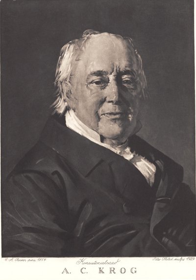 A. C. Krog af Peter Vilhelm Ilsted