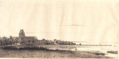 Aftenlandskab fra Stubbekøbing af Peter Vilhelm Ilsted
