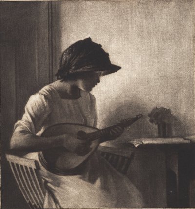 Mandolinspilleren af Peter Vilhelm Ilsted