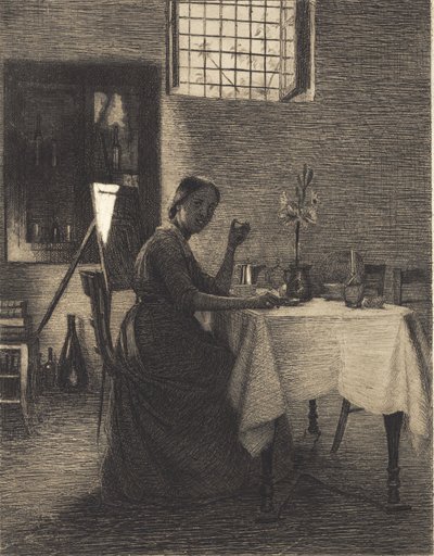 Ved morgenkaffen af Peter Vilhelm Ilsted
