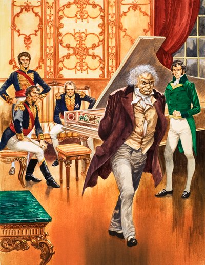 Beethoven stormer ud af musikrummet af Peter Jackson