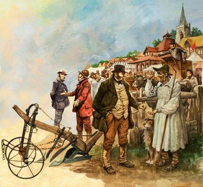 Landmandsmarked og auktion af Peter Jackson