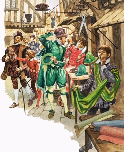 Once Upon a Time... markeds- og gadehandlere i Tudor-alderen af Peter Jackson