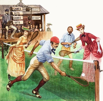 Spiller tennis af Peter Jackson