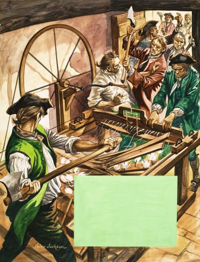 The Wonderful Story of Britain: The New Spinning Machines af Peter Jackson