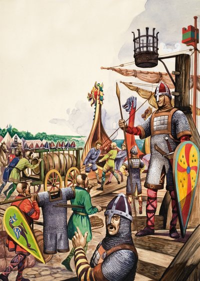 The Wonderful Story of Britain: The Saxon Warriors and Norman Invaders af Peter Jackson