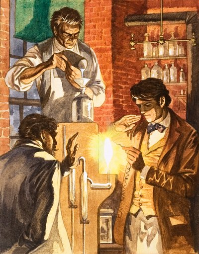 Thomas Edison og Joseph Swan skaber det elektriske lys af Peter Jackson