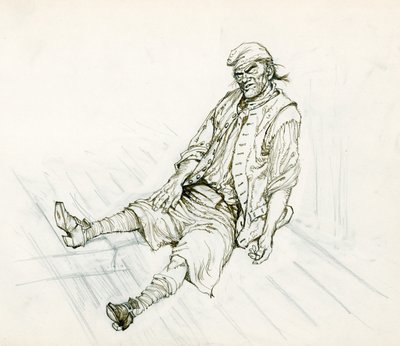 Treasure Island (blæk på papir) af Peter Jackson