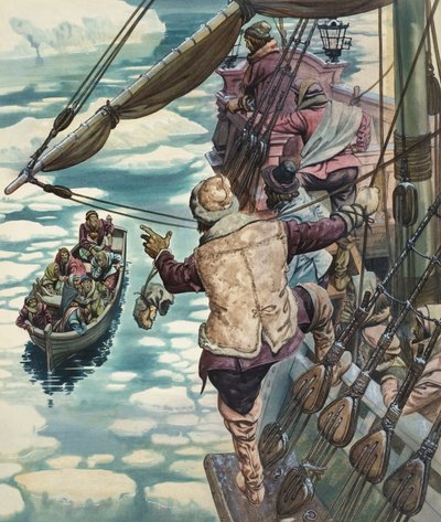 Uidentificeret scene på havet af Peter Jackson