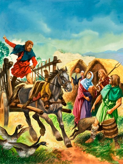 Landsbyboerne advarede om soldaternes ankomst i kong Stefans dage af Peter Jackson