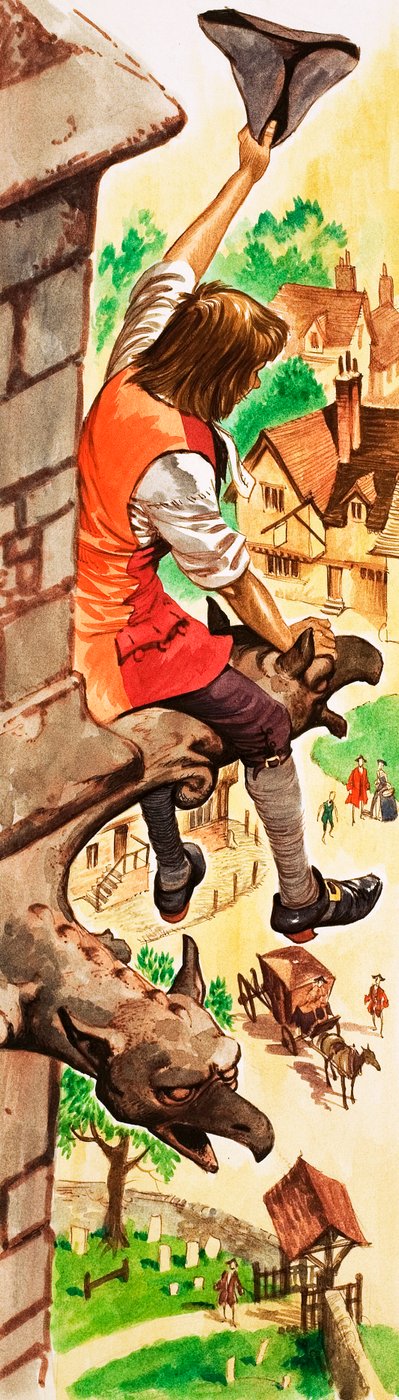 When They Were Young: Clive of India (gouache på papir) af Peter Jackson