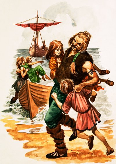 Da de var unge: St Patrick (gouache på papir) af Peter Jackson