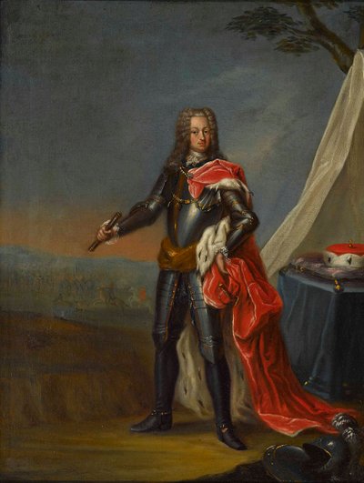 Portræt af Pfalzgrev Joseph Charles af Sulzbach 1694-1729. af Peter Jacob Horemans