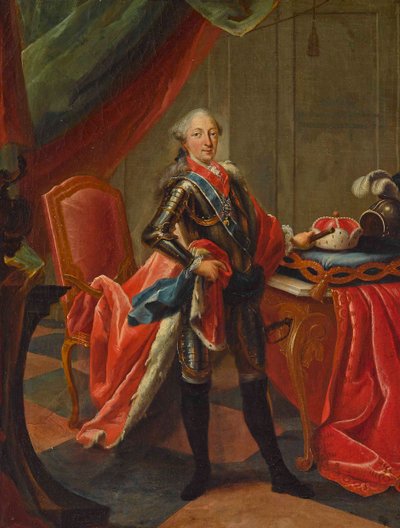 Portræt af Maximilian III Joseph 1727-1777, kurfyrst af Bayern. af Peter Jacob Horemans