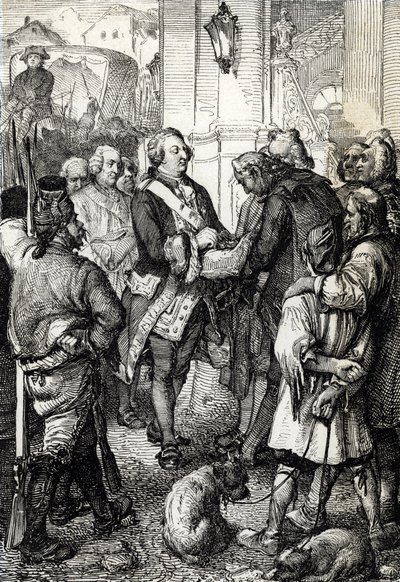 Franske revolution: Kong Ludvig XVI modtager fra Paris