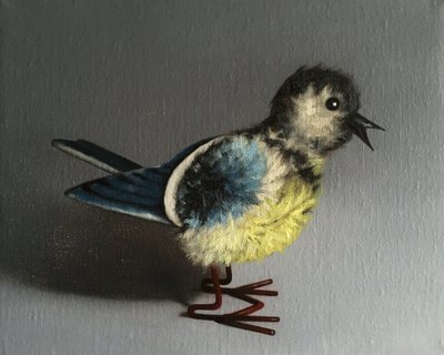 Blåmejse, 2016 af Peter Jones