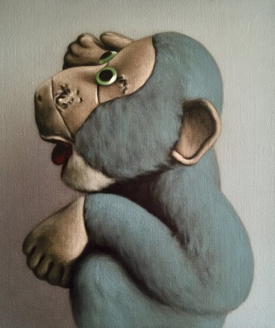 Soft Blue Monkey, 2006 af Peter Jones