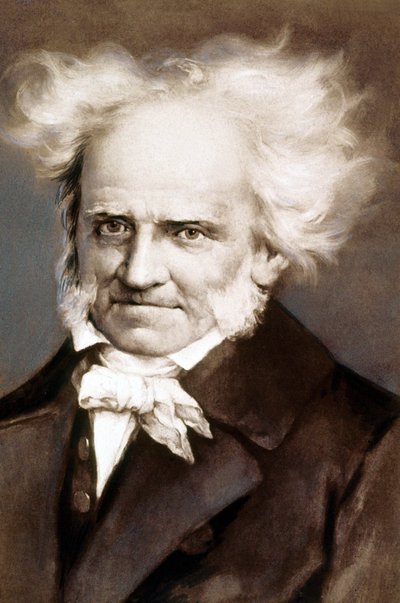 Den tyske filosof Arthur Schopenhauer (1788-1860) foto efter maleri af Peter Kramer af Peter Kramer