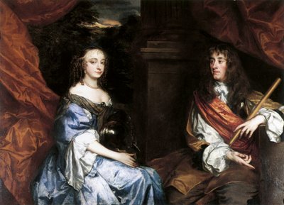 Anne Hyde, hertuginde af York; kong James II af Peter Lely