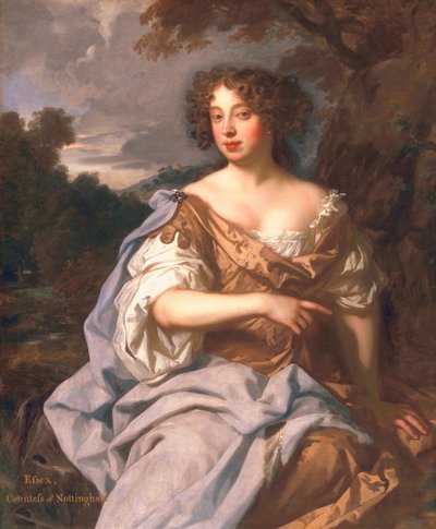 Lady Essex Finch, senere grevinde af Nottingham, ca. 1675 af Peter Lely