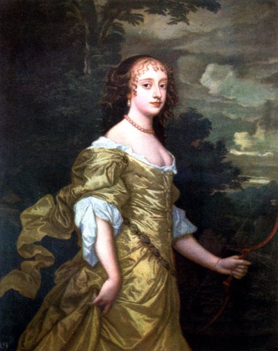 Portræt af Frances, hertuginde af Richmond, c1662-1665. af Peter Lely