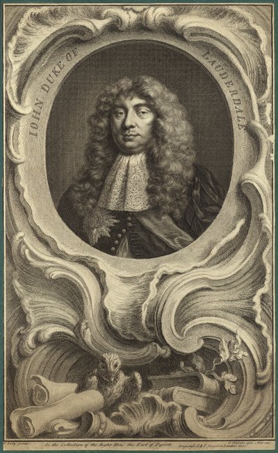 Portræt af Sir John Maitland, hertug af Lauderdale af Peter Lely