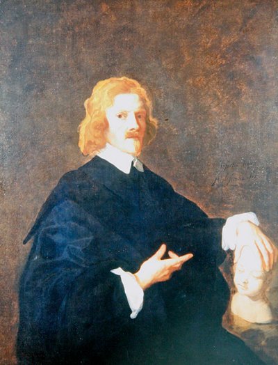 Portræt af en kender (olie på lærred) af Peter Lely