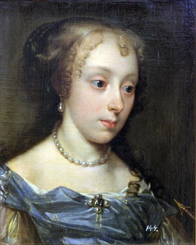 Portræt af en dame af Peter Lely