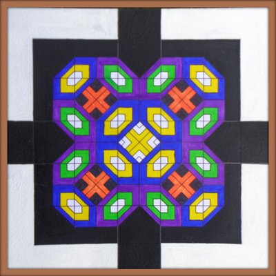 KRYDSET FIRKANT.2021 af Peter McClure