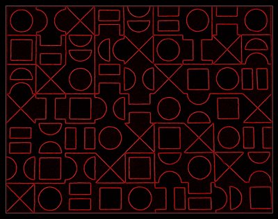 FRONT ELEVATION, 2017, DIGITAL TEGNING af Peter McClure