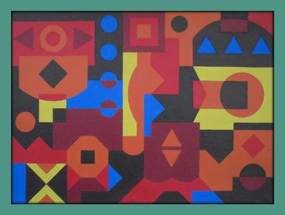 NATIVE AMERICAN, 2017, AKRYL PÅ PAPIR af Peter McClure